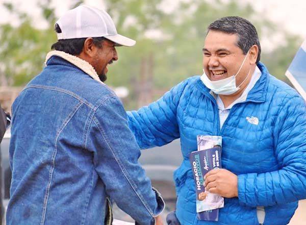 Apoyan a Horacio en el ejido Soledad