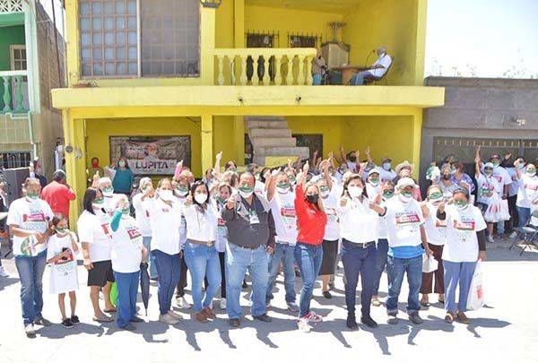 Confía Lupita en voto de mujeres