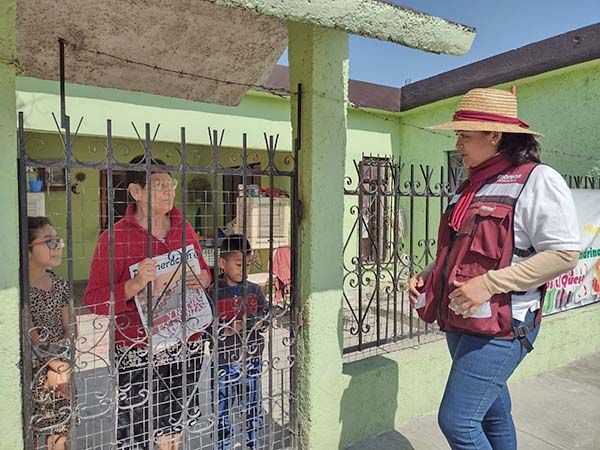 Morena a visitado 2 mil 500 familias