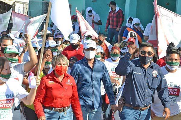 Reafirman convicción priista en colonia Borja