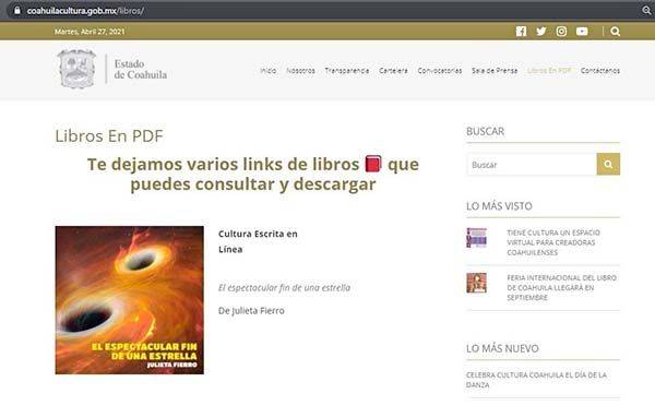 Ofrece Cultura libros digitales