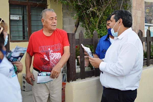 Reciben a Horacio en la Zona Centro