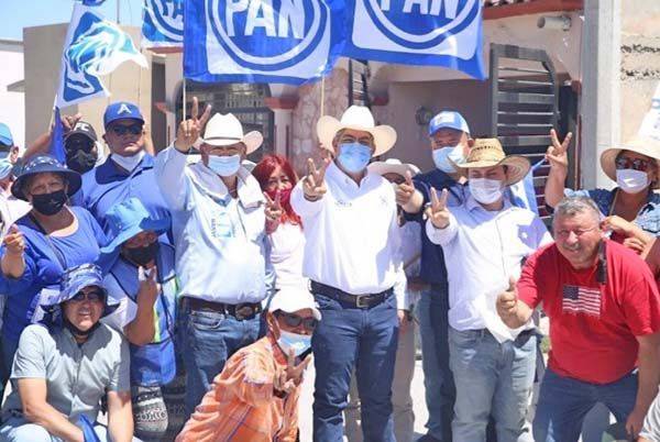 Voto azul piden Paredes y Liñán