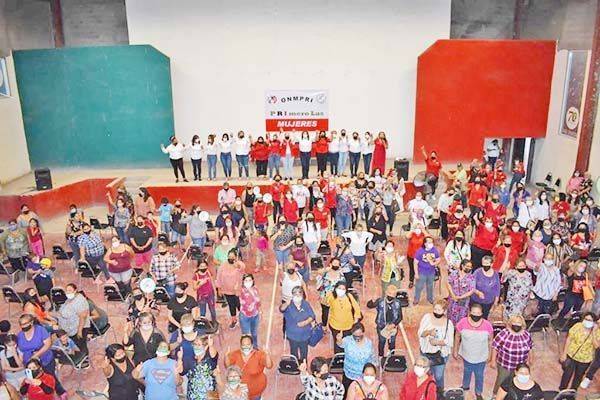Mujeres dan respaldo a candidatas del PRI