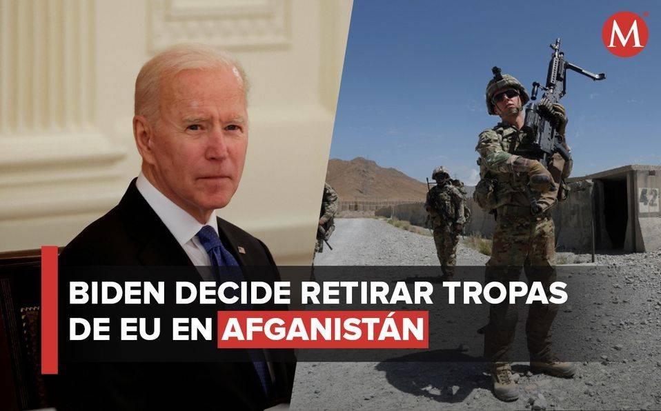 Biden anuncia retiro de tropas de EU de Afganistán, tras 20 años de ocupación
