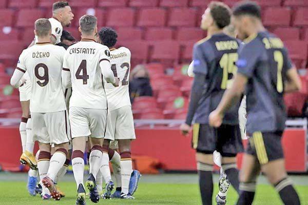 Pega la Roma al Ajax de visita en la Europa League