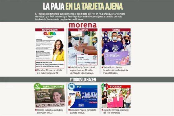 Brotan tarjetas… y no las ven