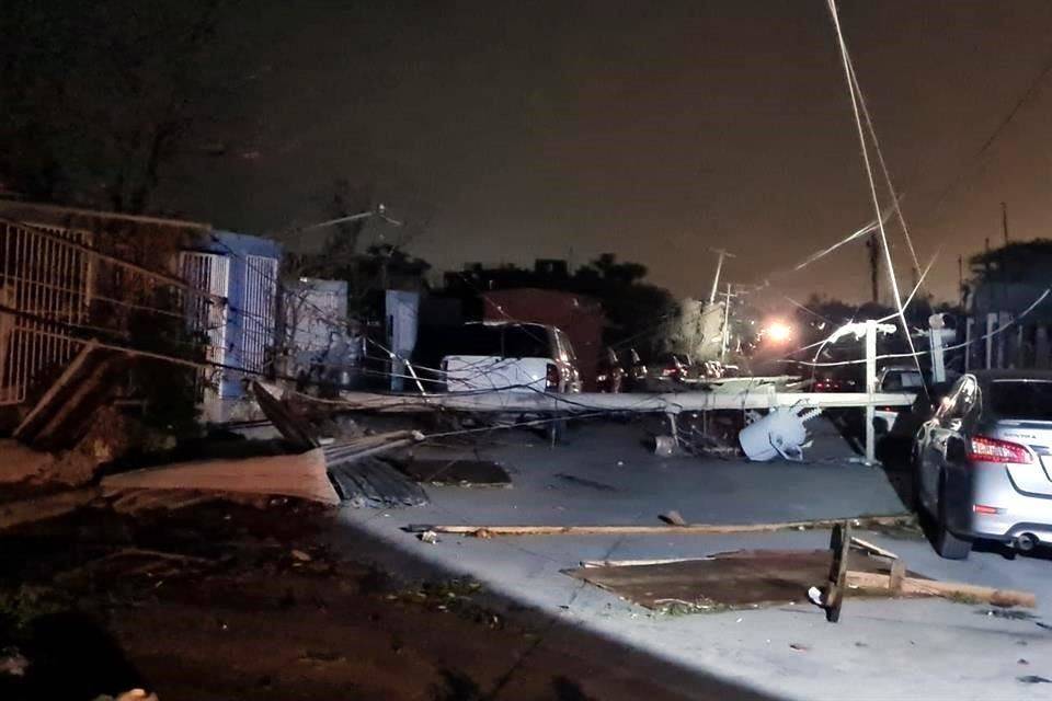 Pega tromba a Nuevo Laredo