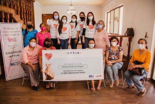 Fundación Aptiv apoya a 80 mujeres contra el cáncer de mama en Coahuila