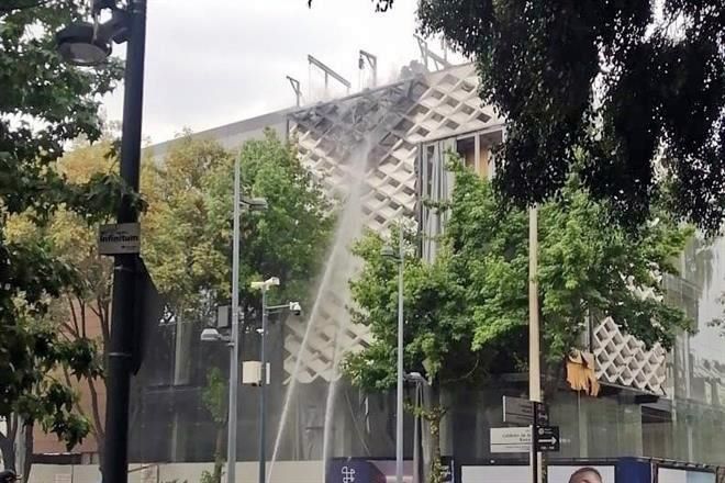 Controlan incendio en edificio de Polanco