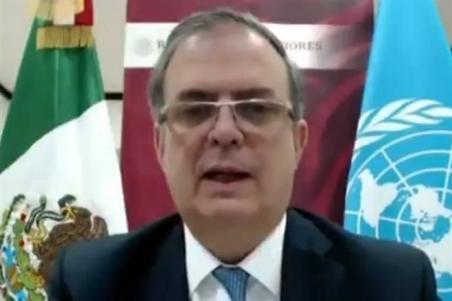 Reprocha Ebrard parálisis en Consejo de Seguridad de ONU