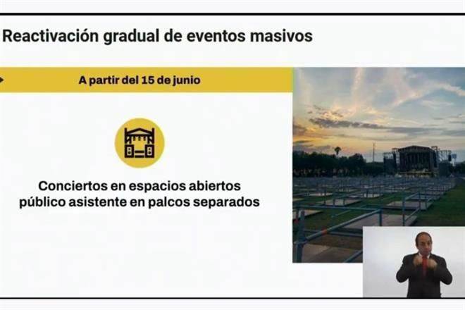 Permitirán conciertos en CDMX ‘en palcos’ en junio