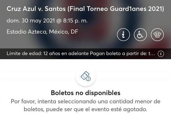 Agotan boletos para la Final y se revenden en $20 mil