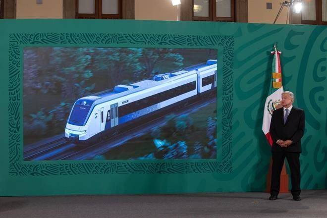 Promocionan Tren Maya en veda electoral