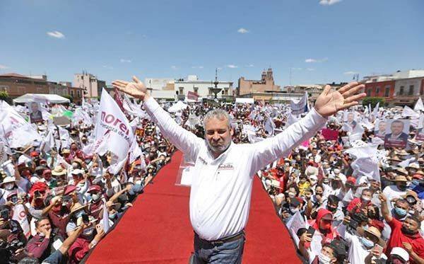 Alfredo Ramírez, candidato de Morena a la gubernatura de Michoacán, arranca campaña