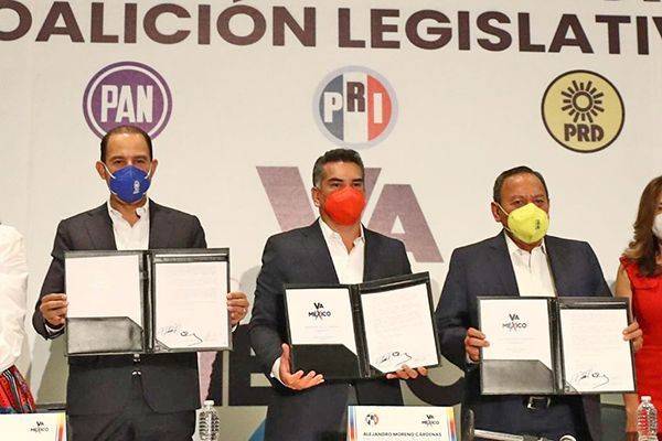 Estos son los 10 acuerdos de la coalición legislativa PRI-PAN-PRD