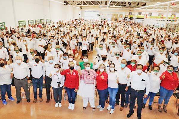 Respaldan Senadoras a Candidatos de la Laguna