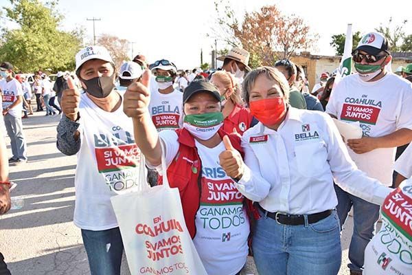 Rumbo a la victoria avanza  Bella Alemán