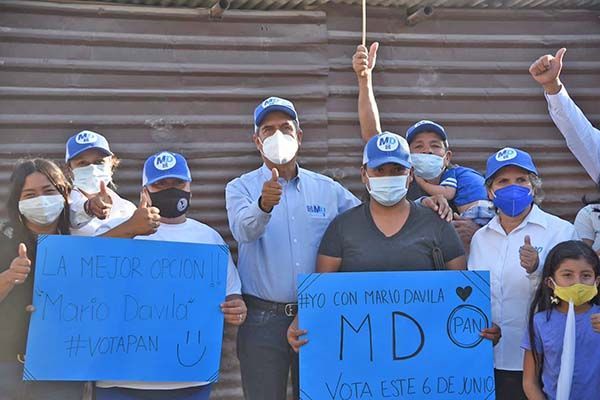 Comercio ambulante le apuesta a Mario Dávila