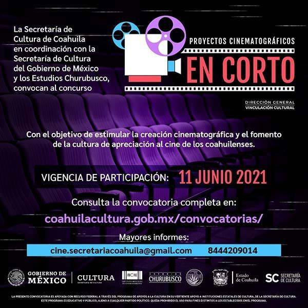 Abren convocatoria para los proyectos cinematográficos