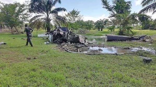 Caída de helicóptero deja a 5 policías muertos en Colombia