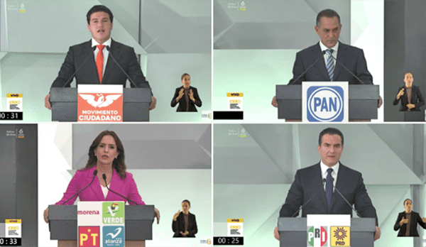 Los candidatos a la gubernatura de NL debaten: se lanzan contra Samuel García