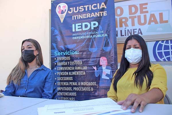 Instalan módulo de justicia itinerante