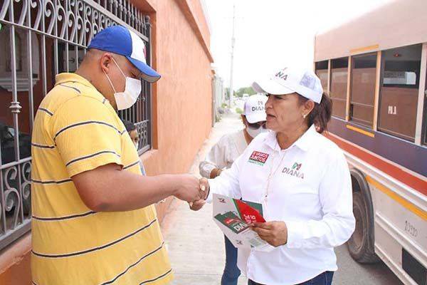 Propone Diana Haro servicios y seguridad