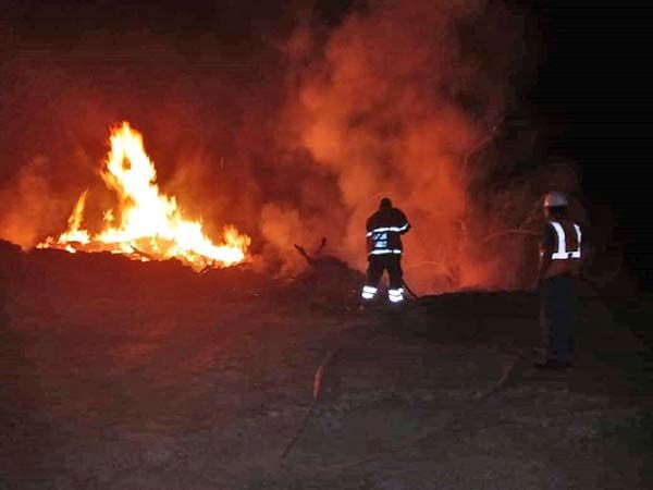 Incendio amenaza maquiladora Kuora