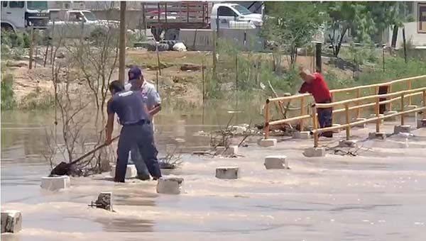 Se desborda el Arroyo Blanco