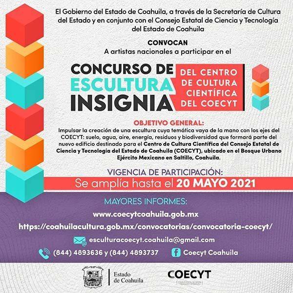 Amplían plazo para el concurso de escultura