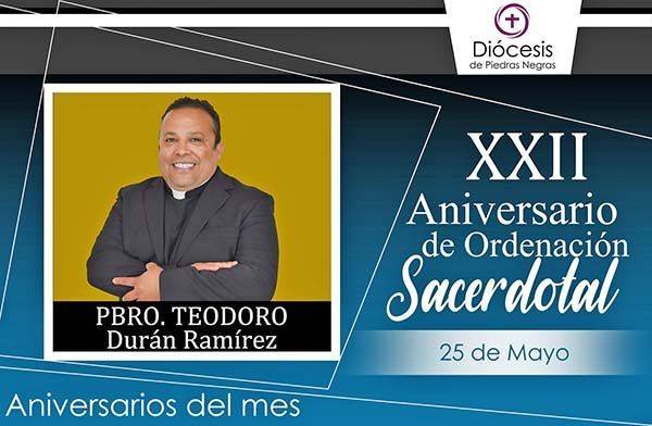 22 aniversario como sacerdote