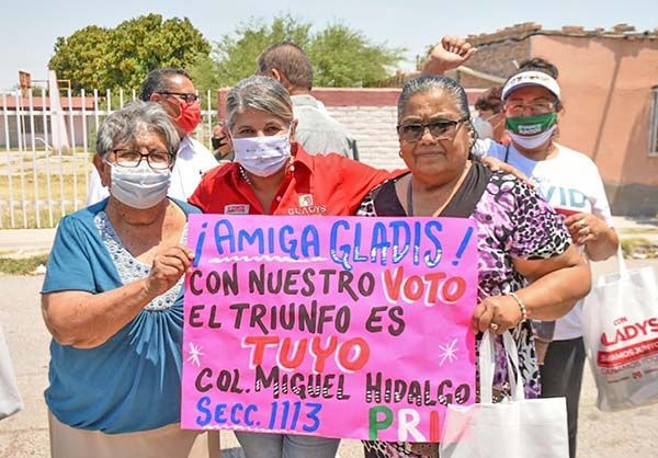 Se fortalece Gladys Ayala en San Pedro