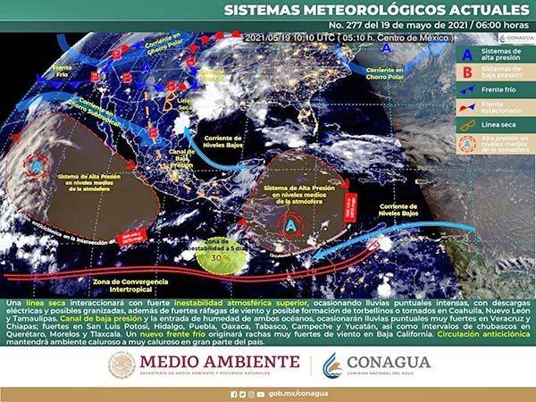 Pronostican tornados y torbellinos en Coahuila