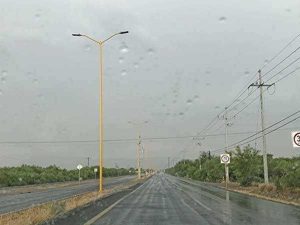 Llega lluvia a ejidos de SB
