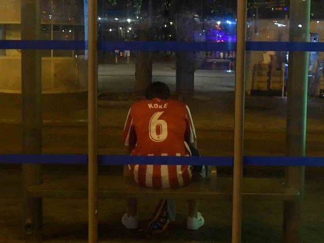 Muere aficionado del Atlético de Madrid en pleno festejo