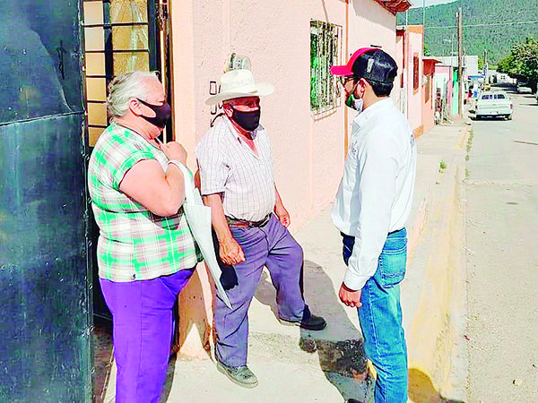 Visita Ramiro ejido El Tunal