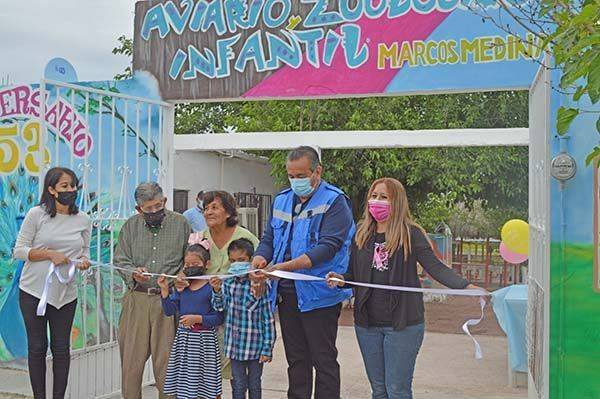 Reabren mini zoológico y aviario Marcos Medina
