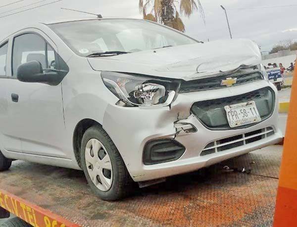 Potente choque en Las Torres