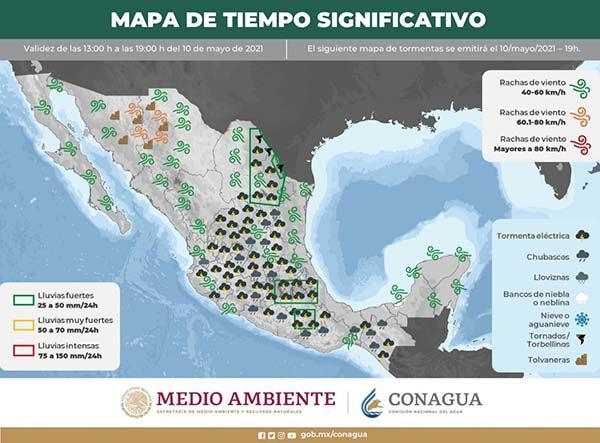 Coahuila en monitoreo por tormentas en Texas