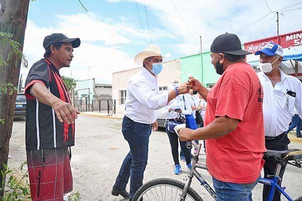 Entusiasmo de Paredes contagia en tercer distrito