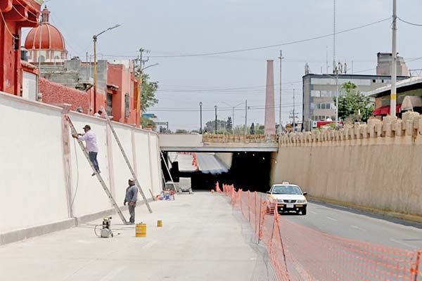 Rehabilitación del paso a desnivel va a un 50%