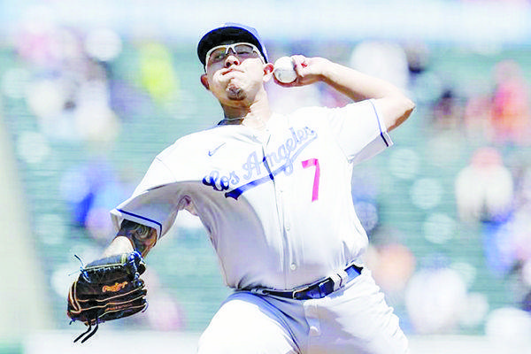 Suma Urías séptima victoria con Dodgers