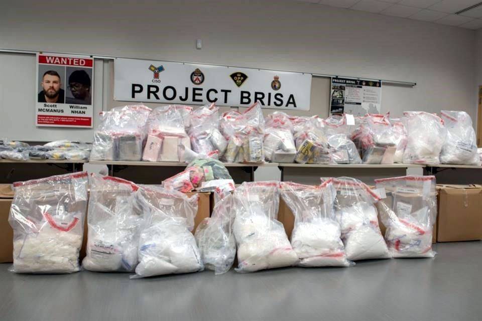 Incauta Toronto tonelada de droga proveniente de México