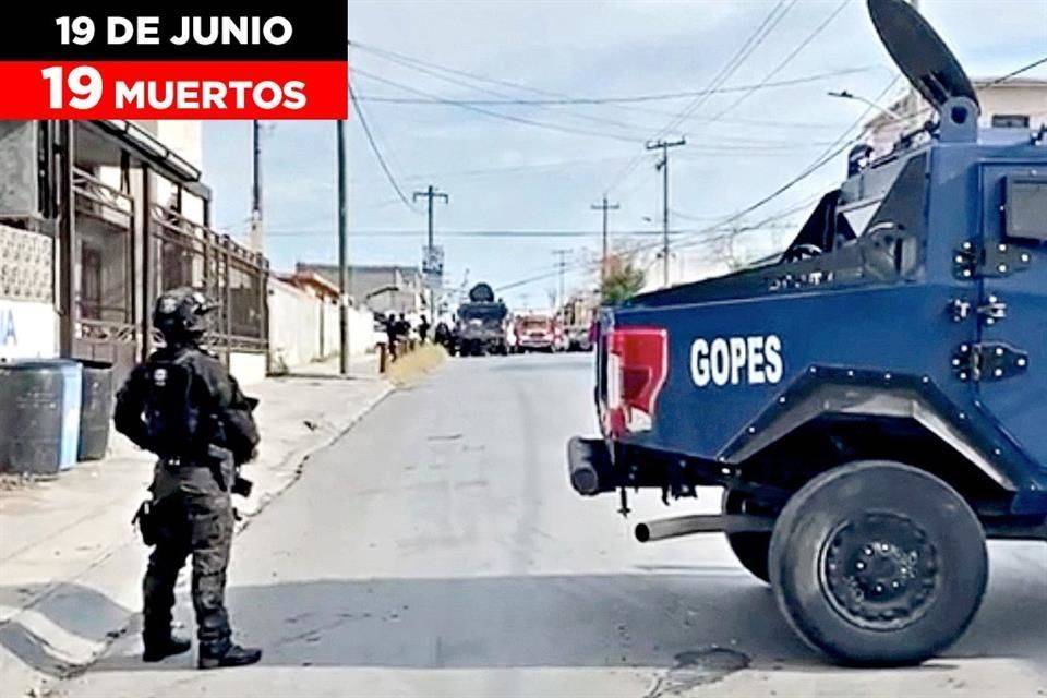 Frontera sangrienta: Disputan aduanas, drogas y migrantes