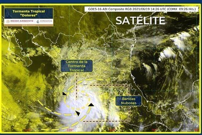 Toca tierra ‘Dolores’ entre Colima y Michoacán