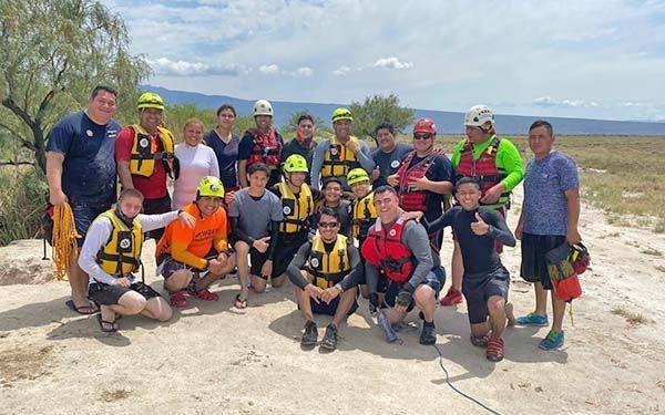 Capacitan a Bomberos para rescate en aguas