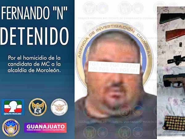 Cae uno por homicidio de candidata de MC
