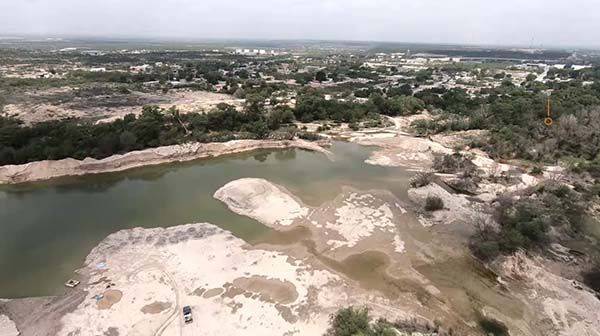 Abren tajo en el Río Sabinas