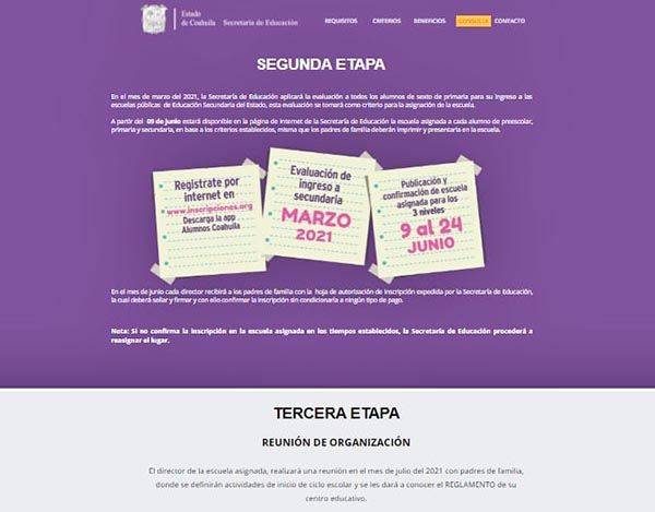 Comunica Secretaría la asignación de escuelas